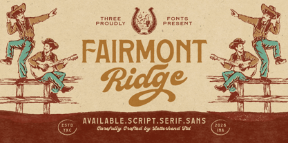 Fairmont Ridge Font Poster 1
