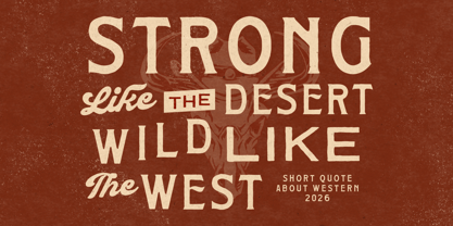 Fairmont Ridge Font Poster 9