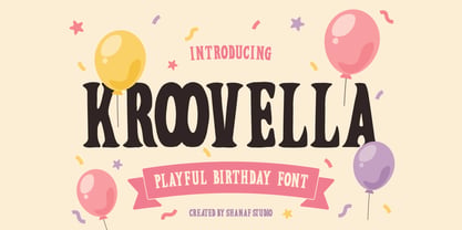 Kroovella Font Poster 1