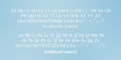 Quiet Garden Font Poster 7