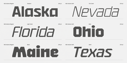 403 Astona Font Poster 6