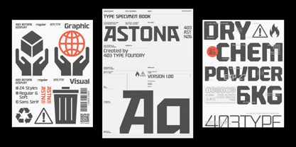 403 Astona Font Poster 9