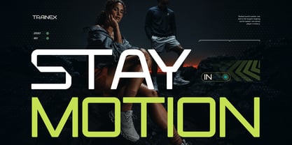Trainex Font Poster 10