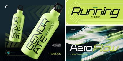 Trainex Font Poster 7