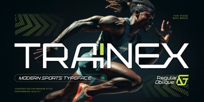 Trainex Font Poster 1