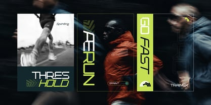 Trainex Font Poster 9