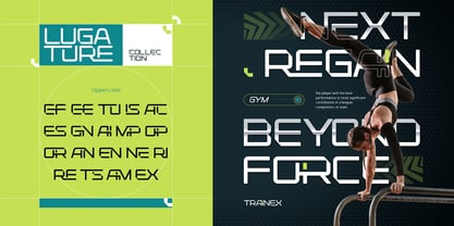 Trainex Font Poster 5