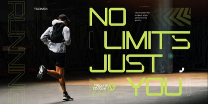 Trainex Font Poster 12