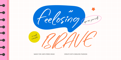 Feelosing Brave Font Poster 1