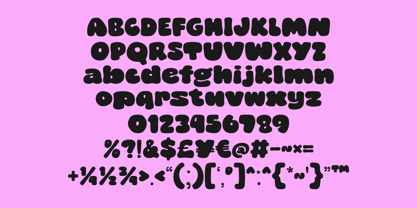 Doughzy Font Poster 7
