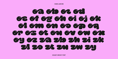 Doughzy Font Poster 6
