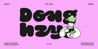 Doughzy Font Poster 1