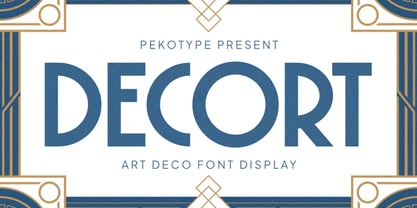 Decort Font Poster 1