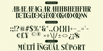 Arogel Font Poster 10