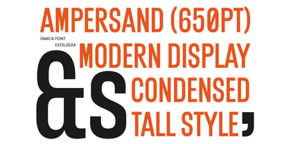 Omica Font Poster 6