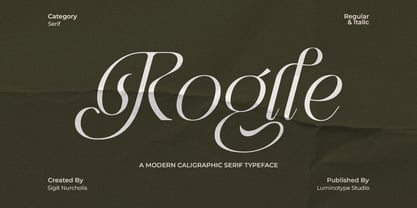 LT Rogile Font Poster 1