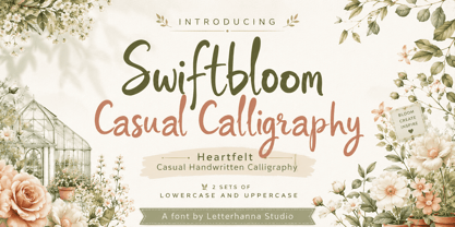 Swiftbloom Font Poster 1