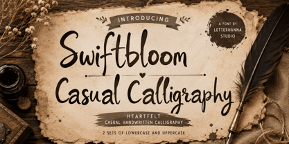 Swiftbloom Font Poster 4