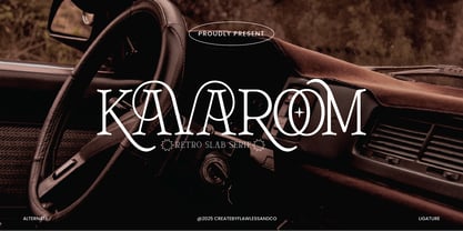 Kavaroom Font Poster 1