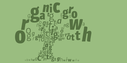 Plantago Font Poster 3