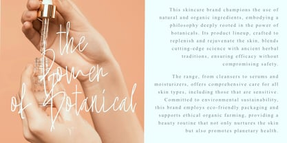 Beauty Esencity Font Poster 2