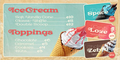 Mild Breeze Font Poster 6