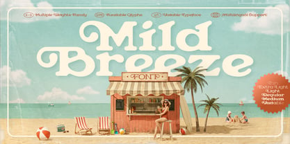 Mild Breeze Font Poster 1