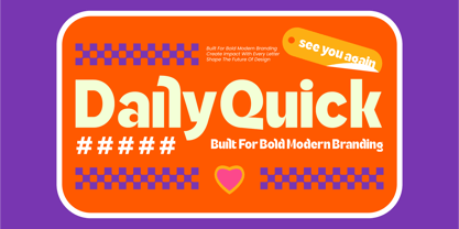 Daily Quick Font Poster 1