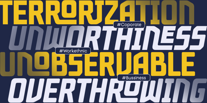 Rostan Font Poster 8