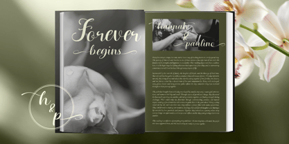 Lisaline Font Poster 5