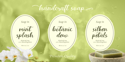 Lisaline Font Poster 8