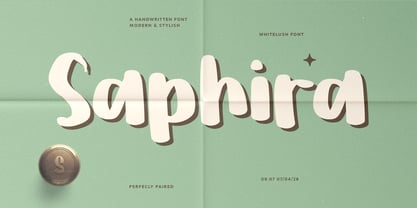 PG Whitelush Font Poster 2