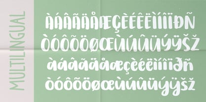 PG Whitelush Font Poster 7