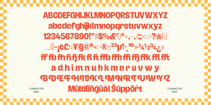 Roster Funy Font Poster 9