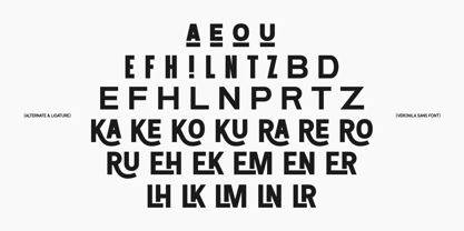 Veronila Font Poster 7