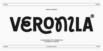 Veronila Font Poster 1