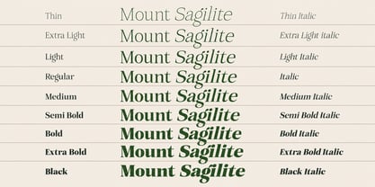 Mount Sagilite Font Poster 10