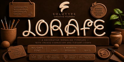 Lorafe Font Poster 1