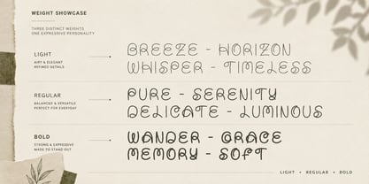 Lorafe Font Poster 2