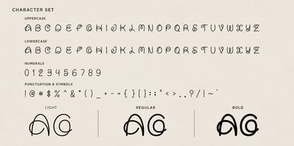 Lorafe Font Poster 3