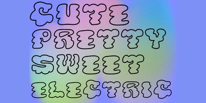 PuffyJacket Font Poster 14