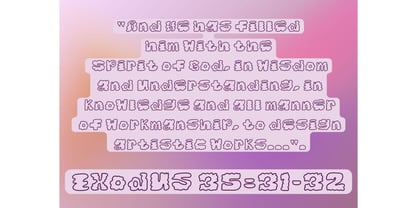 PuffyJacket Font Poster 7