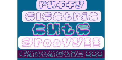 PuffyJacket Font Poster 9