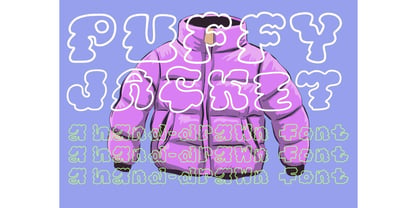 PuffyJacket Font Poster 1
