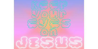 PuffyJacket Font Poster 8