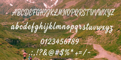 Peoneez Signature Font Poster 3
