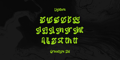 Liquid Unflow Font Poster 12