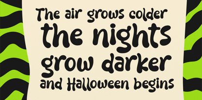 Liquid Unflow Font Poster 5