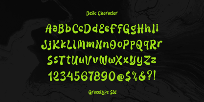 Liquid Unflow Font Poster 10