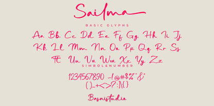 Sailma Font Poster 11